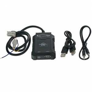 Adaptér pro OEM rádia AUX / USB / SD - Nissan Almera / Primera / Tiida (2000-&gt;) 12-PIN konektor