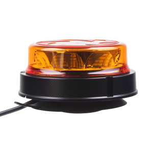LED maják oranžový 12V/24V - 16x 1W LED / ECE R65 s magnetickým uchycením (ø 142x77mm)