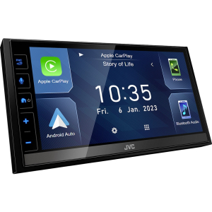 Autorádio JVC KW-M785DBW - 6,8&quot; LCD / USB / AV / Bluetooth / Apple CarPlay / Android Auto / DAB